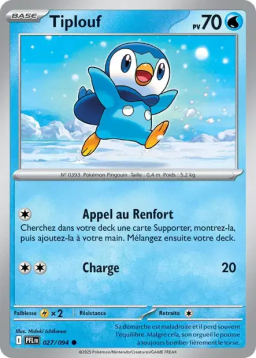 Carte Pokémon Tiplouf 027/094 Commune Flammes Fantasmagoriques